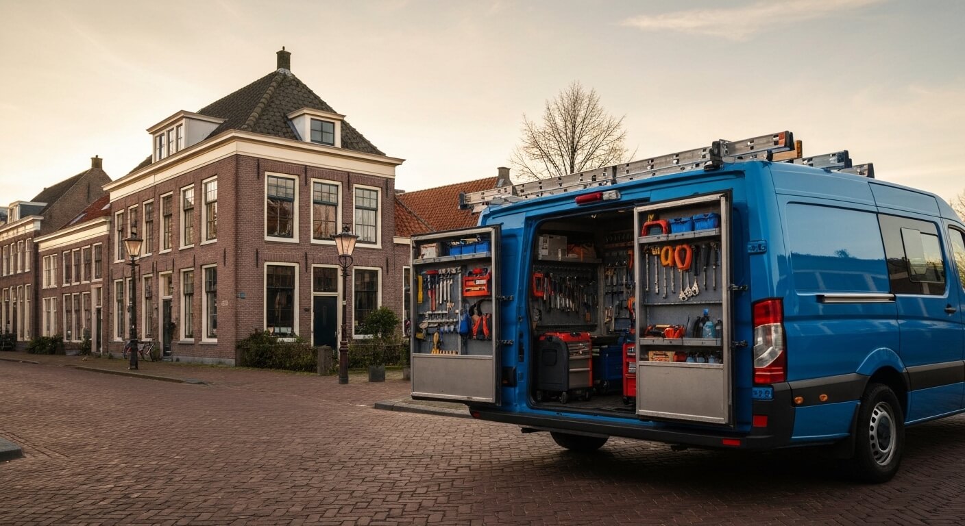 Elektricien aan het werk